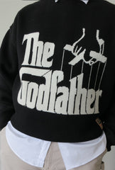 P/C x The Godfather Oversized Knit Sweater - Black