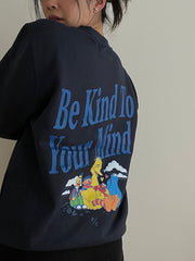 Be Kind To Your Mind Crewneck - Navy