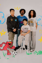 Inter Miami CF x Sesame Street Stacked Kids T-Shirt - Ivory