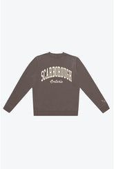 Scarborough Pigment Dye Crewneck - Espresso