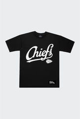 Kansas City Chiefs Script Heavyweight T-Shirt - Black
