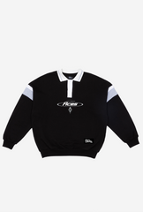 Las Vegas Aces Vintage Oversized Rugby - Black / Grey