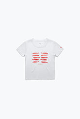 Lisbon Summer Baby Tee - White