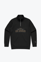 Los Angeles FC Vintage Quarter Zip - Black