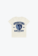Sporting Kansas City Vintage Washed Kids T-Shirt - Ivory