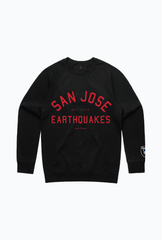 San Jose Earthquakes Essentials Heavyweight Crewneck - Black