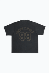 Denis Bouanga Vintage Heavyweight Garment Dyed T-Shirt - Black