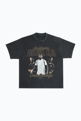Denis Bouanga Vintage Heavyweight Garment Dyed T-Shirt - Black