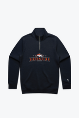 Denver Broncos Quarter Zip - Navy