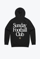 New Orleans Saints Sunday Football Club Hoodie - Black