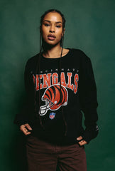 Cincinnati Bengals Vintage Crewneck - Black