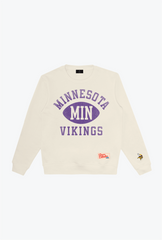 Minnesota Vikings Warm Up Heavyweight Crewneck - Ivory
