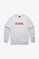 New England Patriots Spirit Crewneck - Ash