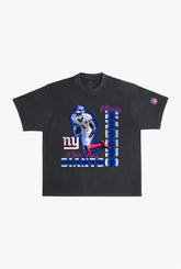 Malik Nabers Garment Dyed Heavyweight T-Shirt - Black