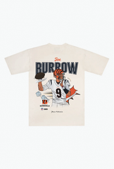 Joe Burrow Heavyweight T-Shirt - Ivory