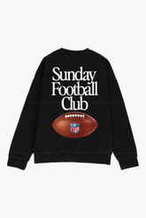 Sunday Football Club SuperHeavyâ¢ï¸ Crewneck - Black