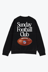 Sunday Football Club SuperHeavyâ¢ï¸ Crewneck - Black