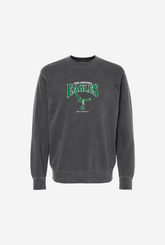 Philadelphia Eagles Vintage Embroidered Crewneck - Black
