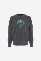 Philadelphia Eagles Vintage Embroidered Crewneck - Black