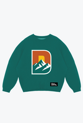 Denver Summit FC Essentials Oversized Knit Sweater - Evergreen