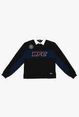Bay FC Rugby Polo - Black / Navy