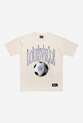 Racing Louisville FC Heavyweight T-Shirt - Ivory