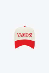 Spain A-Frame Cap - Ivory / Red
