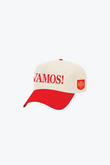 Spain A-Frame Cap - Ivory / Red