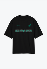 Mexico Tri-Logo Heavyweight T-Shirt - Black