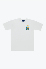 Argentina Football Heavyweight T-Shirt - White