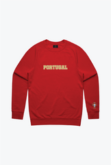 Portugal Spirit Crewneck - Red