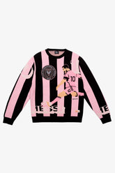 Lionel Messi Oversized Knit Sweater - Black