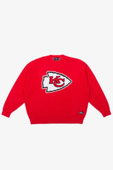 Kansas City Chiefs Retro Oversized Knit Sweater - Red