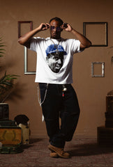 P/C x Jackie Robinson Heavyweight Garment Dyed T-Shirt - White