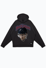 Nathan MacKinnon Relaxed Hoodie - Black