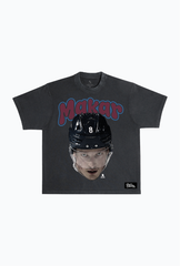 Cale Makar Heavyweight Garment Dyed T-Shirt - Black