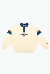 Vancouver Goldeneyes Oversized Rugby - Ivory / Blue
