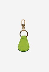 Peace Basics Faux Leather Fob Keychain - Aurora Green