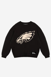 Philadelphia Eagles Oversized Knit Sweater - Black