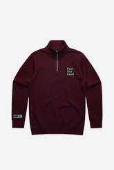 Kids Help Phone Feel Out Loud Quarter Zip - Maroon