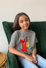 P/C x Sesame Street Building Blocks Kids T-Shirt - Grey