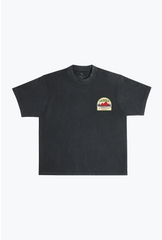 Jasper National Park Heavyweight Garment Dyed T-Shirt - Black