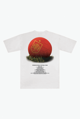 Spain Football Heavyweight T-Shirt - White