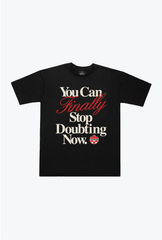 Canada Soccer Stop Doubting Heavyweight T-Shirt - Black