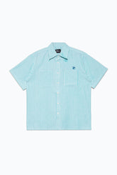 Toronto Short Sleeve Button-Up Shirt - Blue