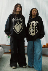 Kansas City Current Essentials Oversized Knit Sweater - Black