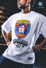 US Soccer | DC Superman Shield T-Shirt - White