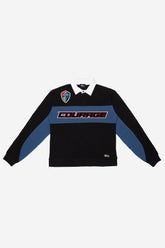 North Carolina Courage Rugby Polo - Black / Atlantic Blue