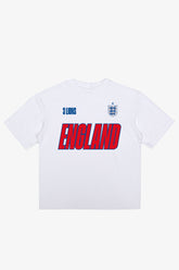 England Tri Logo T-Shirt - White