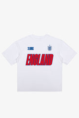 England Tri Logo T-Shirt - White